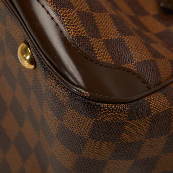 ルイ ヴィトン ダミエ ヴェローナPM ハンドバッグ トートバッグ N41117 ブラウン PVC レザー レディース LOUIS VUITTON 【中古】