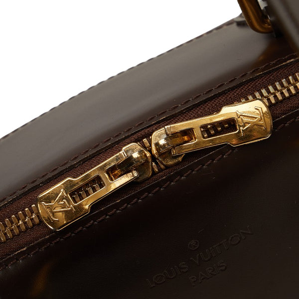 ルイ ヴィトン ダミエ ヴェローナPM ハンドバッグ トートバッグ N41117 ブラウン PVC レザー レディース LOUIS VUITTON 【中古】