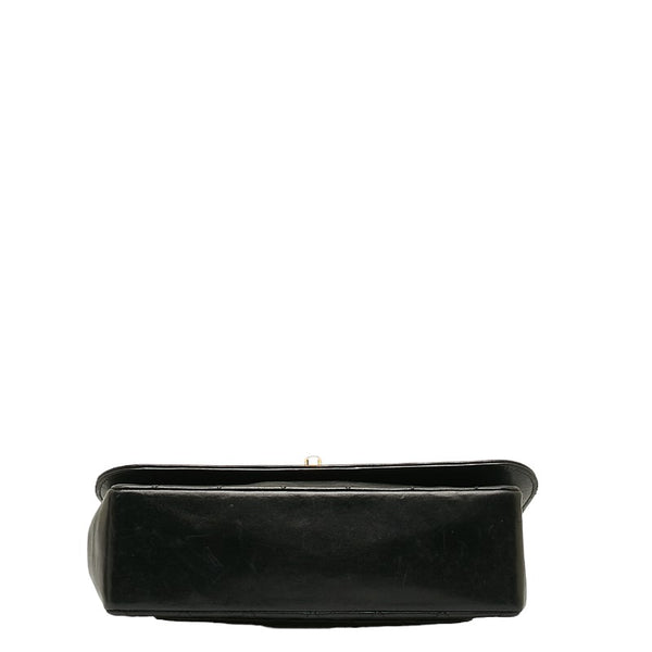 シャネル マトラッセ ココマーク チェーン ショルダーバッグ  ブラック ラムスキン レディース CHANEL 【中古】