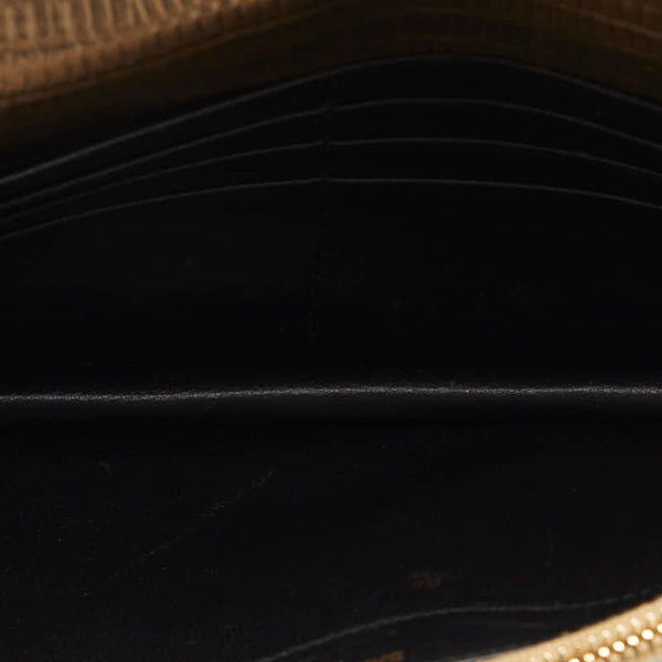 サンローラン チェーン ショルダーバッグ ピンクゴールド レザー レディース SAINT LAURENT 【中古】