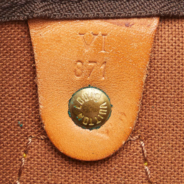 ルイ ヴィトン モノグラム スピーディ30 ハンドバッグ ショルダーバッグ２WAY M41526 ブラウン PVC レザー レディース LOUIS VUITTON 【中古】