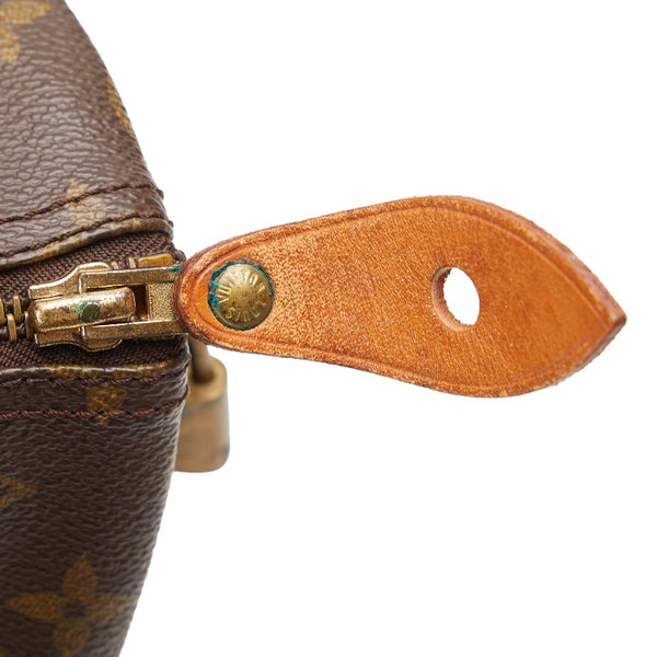 ルイ ヴィトン モノグラム スピーディ30 ハンドバッグ ショルダーバッグ２WAY M41526 ブラウン PVC レザー レディース LOUIS VUITTON 【中古】