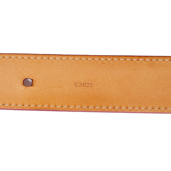 ルイ ヴィトン モノグラム ヴェルニ サンチュール ベルト M6980W ポムダムール レッド PVC レディース LOUIS VUITTON 【中古】