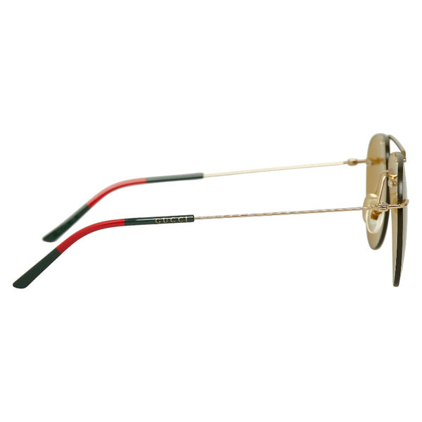 グッチ シェリーライン サングラス ゴールド マルチカラー プラスチック レディース GUCCI 【中古】