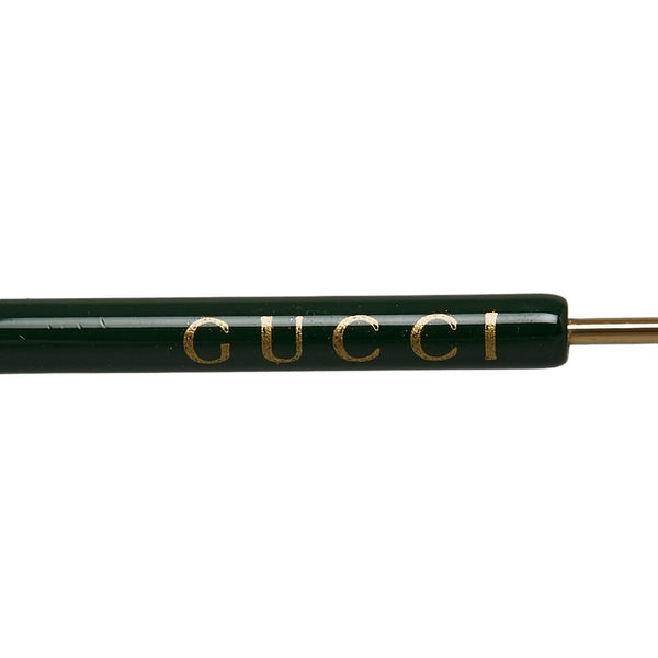 グッチ シェリーライン サングラス ゴールド マルチカラー プラスチック レディース GUCCI 【中古】
