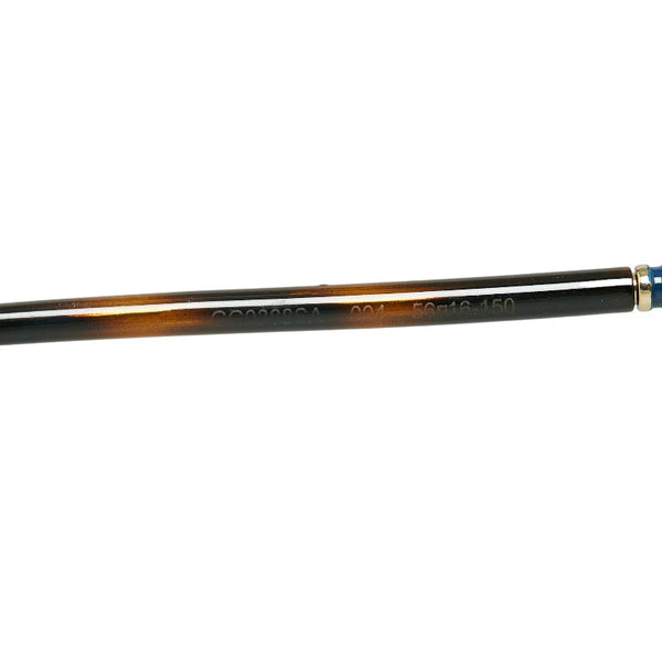 グッチ サングラス GG0388SA ブラウン マルチカラー プラスチック メンズ GUCCI 【中古】