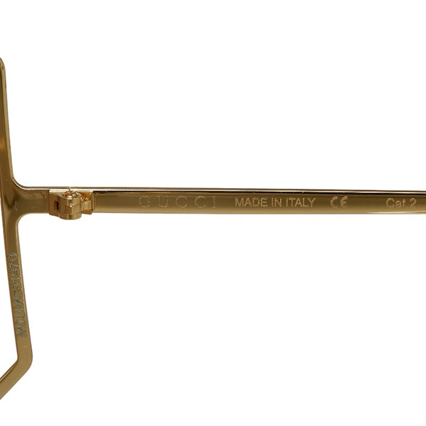 グッチ バタフライサングラス パール サングラス GG0252S ゴールド プラスチック レディース GUCCI 【中古】
