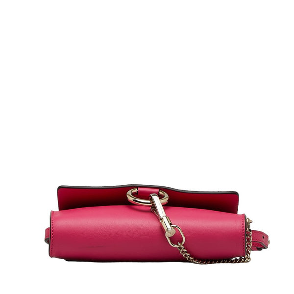 クロエ フェイ 斜め掛け ミニショルダーバッグ ピンク レザー スウェード レディース Chloe 【中古】