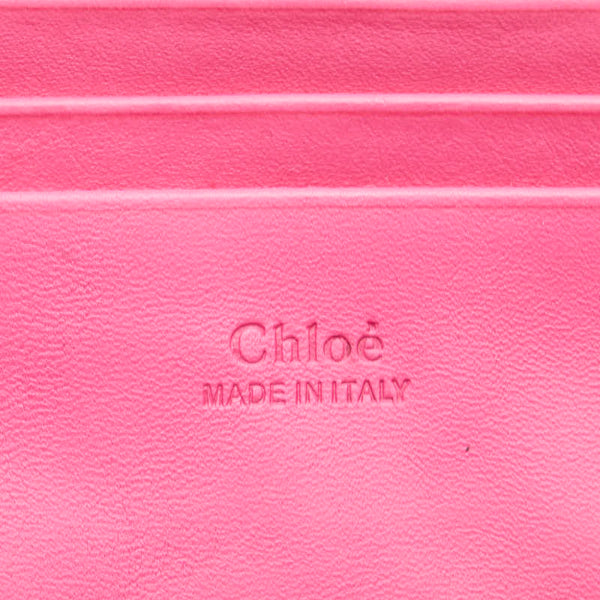 クロエ フェイ 斜め掛け ミニショルダーバッグ ピンク レザー スウェード レディース Chloe 【中古】