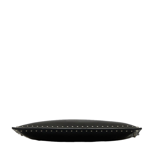 ジバンシー スタッズ クラッチバッグ ブラック レザー メンズ Givenchy 【中古】