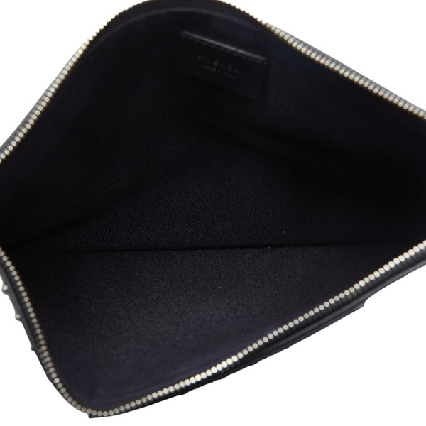 ジバンシー スタッズ クラッチバッグ ブラック レザー メンズ Givenchy 【中古】