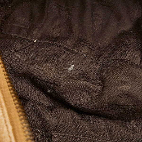 グッチ バンブー ホーボー タッセル ワンショルダー 232930 ブラウン レザー レディース GUCCI 【中古】