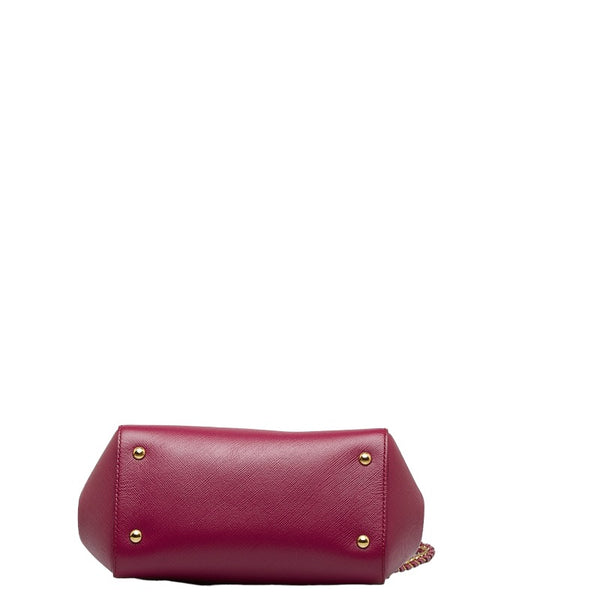 サルヴァトーレフェラガモ ヴァラ リボン ハンドバッグ ショルダーバッグ 2WAY EZ-21 F570 ピンク レザー レディース Salvatore Ferragamo 【中古】