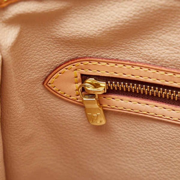 ルイ ヴィトン モノグラム プチ バケットPM トートバッグ ショルダーバッグ M42238 ブラウン PVC レザー レディース LOUIS VUITTON 【中古】