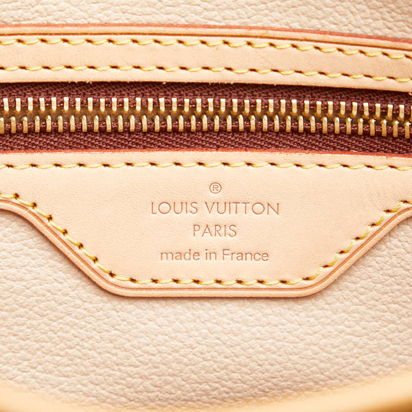 ルイ ヴィトン モノグラム プチ バケットPM トートバッグ ショルダーバッグ M42238 ブラウン PVC レザー レディース LOUIS VUITTON 【中古】