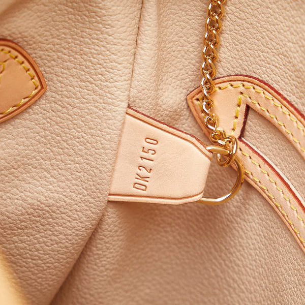 ルイ ヴィトン モノグラム プチ バケットPM トートバッグ ショルダーバッグ M42238 ブラウン PVC レザー レディース LOUIS VUITTON 【中古】
