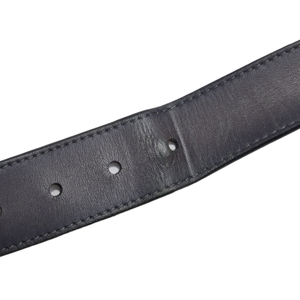 ルイ ヴィトン サンチュール ポンヌフ ベルト M0094 アントラシット ブラック レザー メンズ LOUIS VUITTON 【中古】
