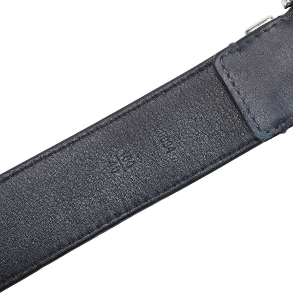 ルイ ヴィトン サンチュール ポンヌフ ベルト M0094 アントラシット ブラック レザー メンズ LOUIS VUITTON 【中古】
