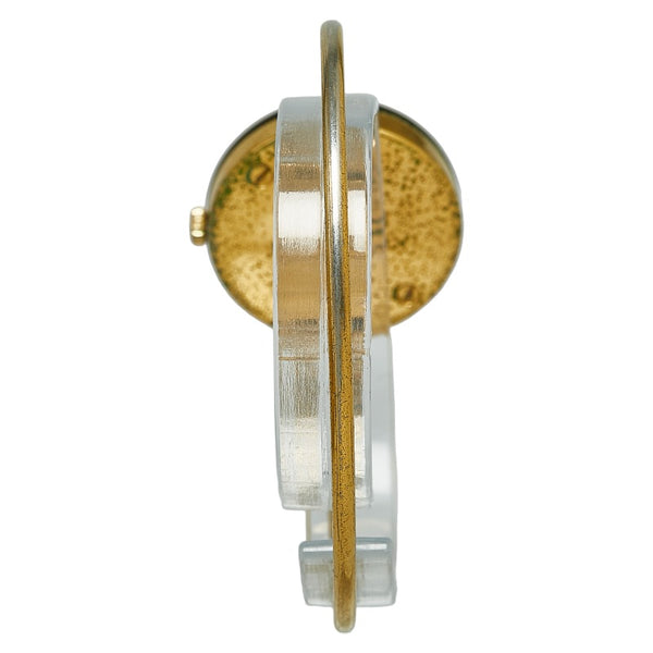 グッチ チェンジベゼル 腕時計 クオーツ ホワイト文字盤 メッキ レディース GUCCI 【中古】