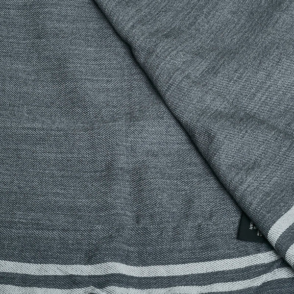 グッチ GG柄 マフラー グレー ウール レディース GUCCI 【中古】