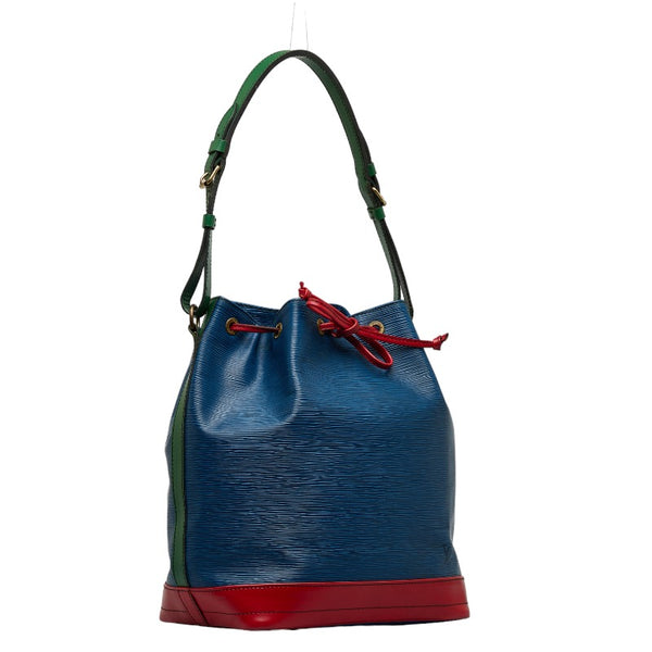ルイ ヴィトン エピ ノエ トリコロール 肩掛け ショルダーバッグ M44082 ブルー レッド  グリーン レザー レディース LOUIS VUITTON 【中古】