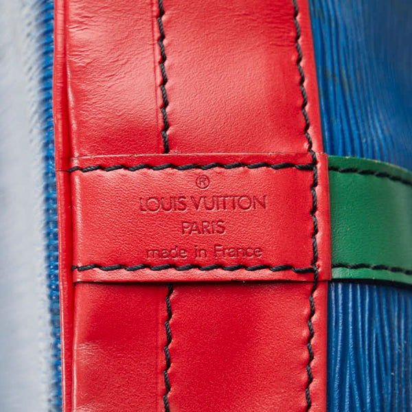 ルイ ヴィトン エピ ノエ トリコロール 肩掛け ショルダーバッグ M44082 ブルー レッド  グリーン レザー レディース LOUIS VUITTON 【中古】