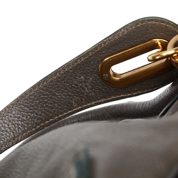 クロエ パラティ ハンドバッグ ショルダーバッグ 2WAY ブラウン レザー レディース Chloe 【中古】