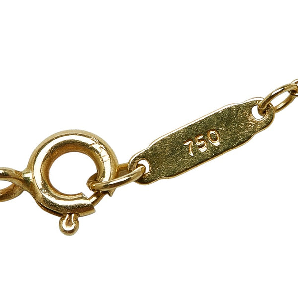 ティファニー バタフライ チェーン ネックレス K18YG イエローゴールド レディース TIFFANY&Co. 【中古】