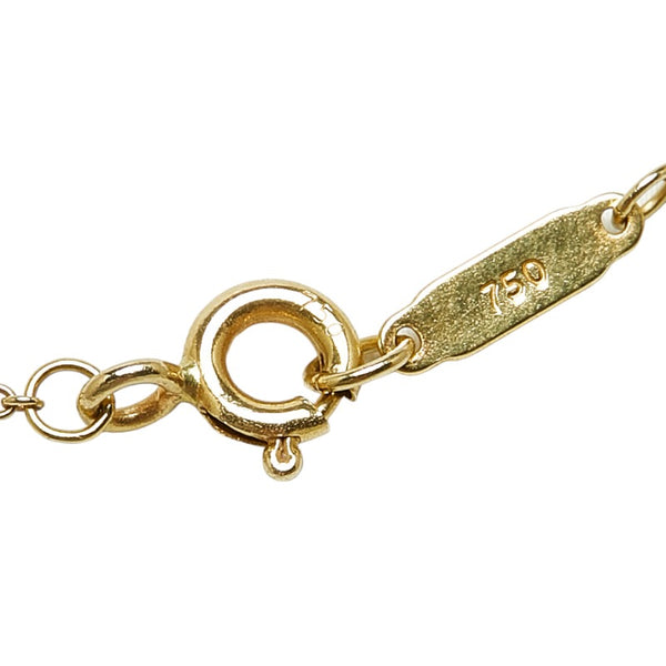 ティファニー バタフライ チェーン ネックレス K18YG イエローゴールド レディース TIFFANY&Co. 【中古】