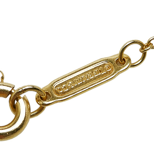 ティファニー バタフライ チェーン ネックレス K18YG イエローゴールド レディース TIFFANY&Co. 【中古】