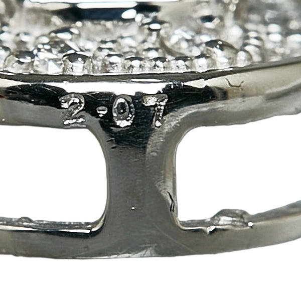 Pt900 プラチナ スターサファイア2.07ct ダイヤ0.08ct ドロップ ペンダントトップ レディース 【中古】