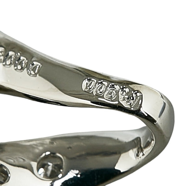 Pt900 プラチナ サファイア1.05ct ダイヤ0.03ct ブラウン ペンダントトップ レディース 【中古】