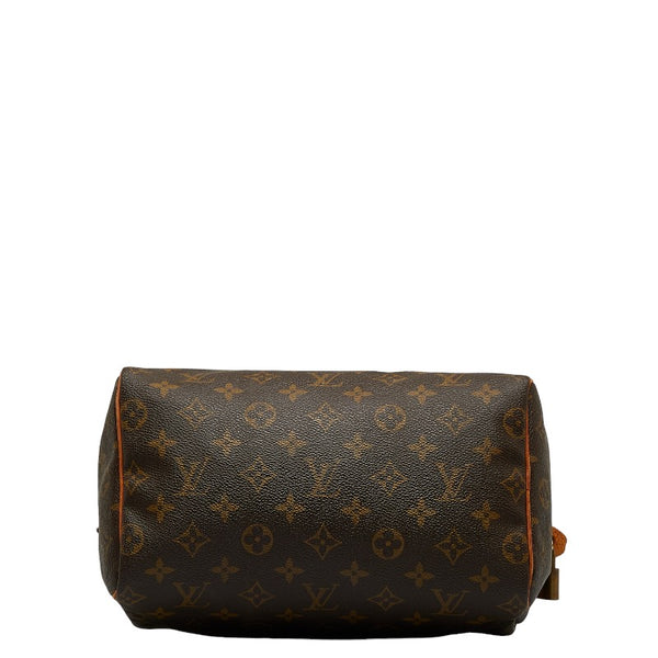 ルイ ヴィトン モノグラム スピーディ25 ミニボストンバッグ ハンドバッグ M41528 ブラウン PVC レザー レディース LOUIS VUITTON 【中古】