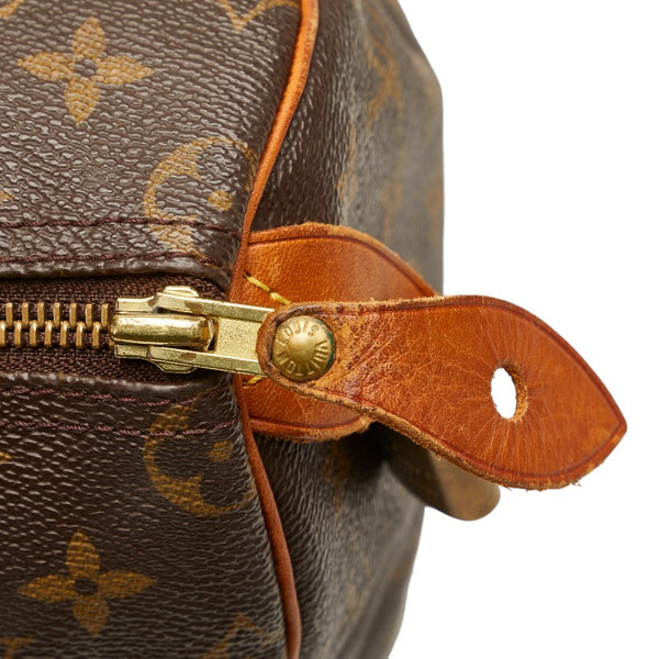 ルイ ヴィトン モノグラム スピーディ25 ミニボストンバッグ ハンドバッグ M41528 ブラウン PVC レザー レディース LOUIS VUITTON 【中古】