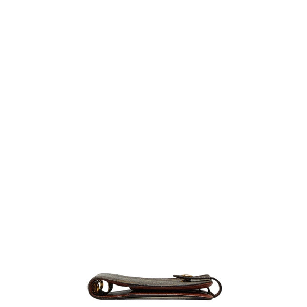 ルイ ヴィトン モノグラム アジェンダPM 6穴 手帳カバー R20005 ブラウン PVC レザー レディース LOUIS VUITTON 【中古】