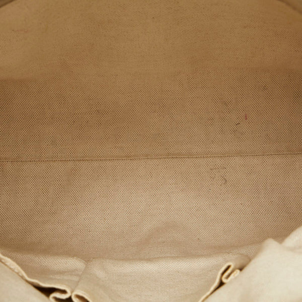 グッチ GGキャンバス シェリーライン ハンドバッグ 269894 ベージュ マルチカラー キャンバス レザー レディース GUCCI 【中古】