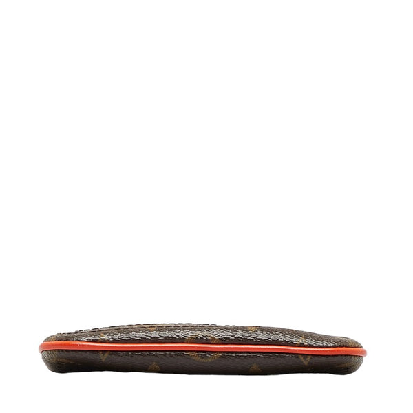 ルイ ヴィトン モノグラム ペルフォ ポシェット クレ コインケース M95222 ブラウン オランジュ PVC レザー レディース LOUIS VUITTON 【中古】