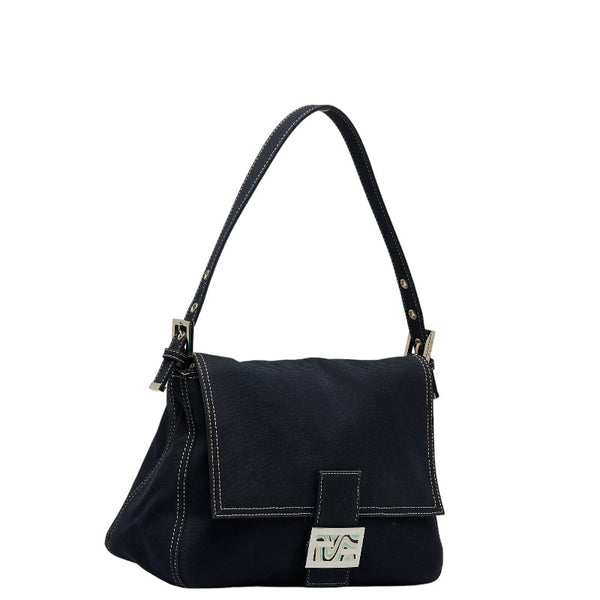 フェンディ マンマバケット ハンドバッグ ワンショルダーバッグ 26325 ネイビー マルチカラー キャンバス レディース FENDI 【中古】