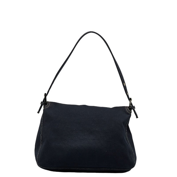フェンディ マンマバケット ハンドバッグ ワンショルダーバッグ 26325 ネイビー マルチカラー キャンバス レディース FENDI 【中古】