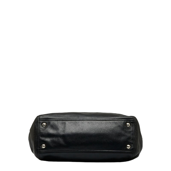 プラダ ハンドバッグ ショルダーバッグ 2WAY BN2866 ブラック カーフレザー レディース PRADA 【中古】