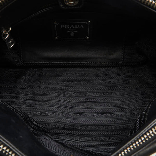 プラダ ハンドバッグ ショルダーバッグ 2WAY BN2866 ブラック カーフレザー レディース PRADA 【中古】
