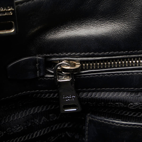 プラダ ハンドバッグ ショルダーバッグ 2WAY BN2866 ブラック カーフレザー レディース PRADA 【中古】