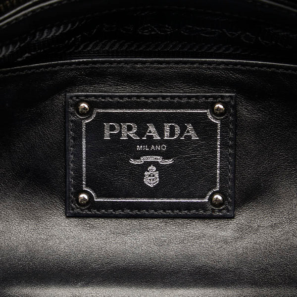 プラダ ハンドバッグ ショルダーバッグ 2WAY BN2866 ブラック カーフレザー レディース PRADA 【中古】
