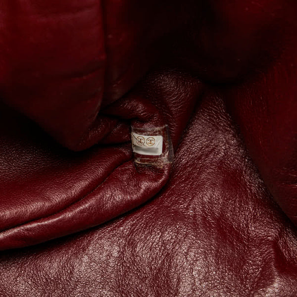 シャネル コココクーン キルティング ボストンバッグ ハンドバッグ シャンパンゴールド レザー レディース CHANEL 【中古】