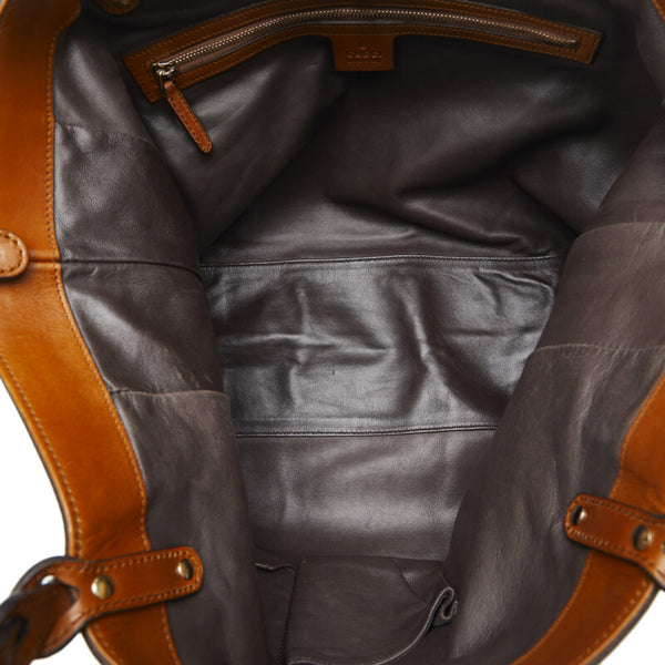 グッチ ショルダーバッグ トートバッグ 247209 ベージュ ブラウン パイソン レザー レディース GUCCI 【中古】