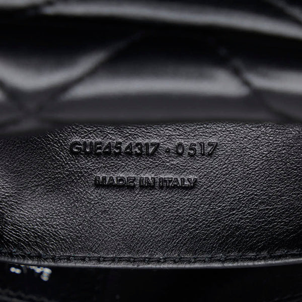 サンローラン ルル 斜め掛け チェーン ショルダーバッグ ボーリングバッグ 454317 ブラック レザー レディース SAINT LAURENT 【中古】