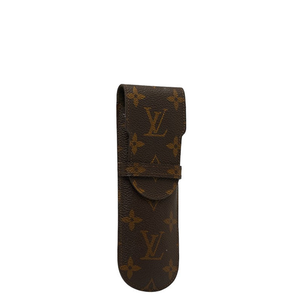 ルイ ヴィトン モノグラム エテュイ スティロ ペンケース M62990 ブラウン PVC レディース LOUIS VUITTON 【中古】