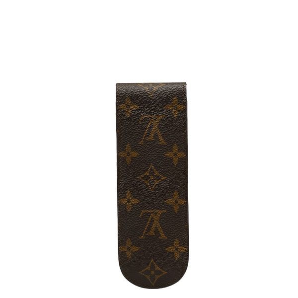 ルイ ヴィトン モノグラム エテュイ スティロ ペンケース M62990 ブラウン PVC レディース LOUIS VUITTON 【中古】