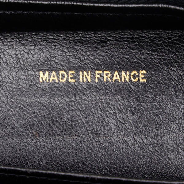 シャネル マトラッセ チェーン トートバッグ ハンドバッグ ブラック レザー レディース CHANEL 【中古】