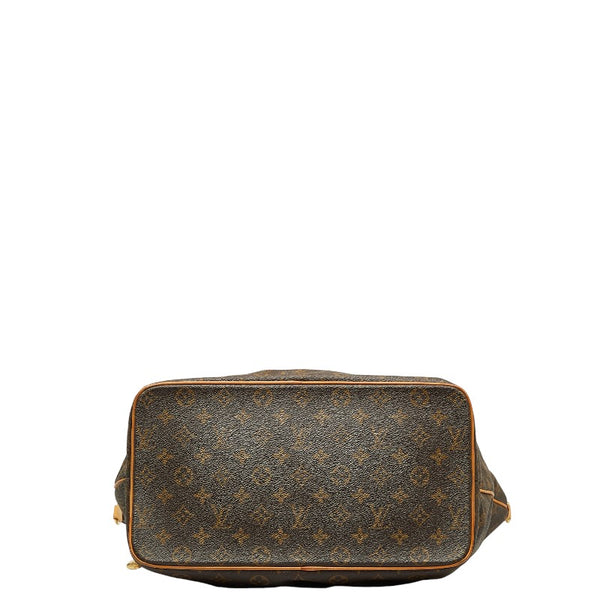 ルイ ヴィトン モノグラム パレルモGM ショルダーバッグ トートバッグ M40146 ブラウン PVC レザー レディース LOUIS VUITTON 【中古】